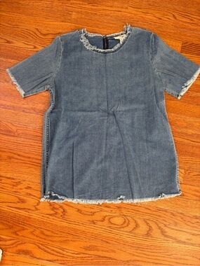 Aritzia denim tee
